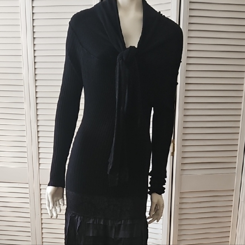 Chic Black Long Sleeve Dress